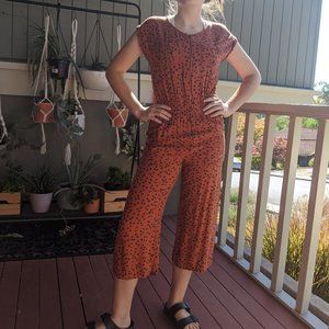 Cat & Jack Girl's Utility Jumpsuit, Size L (10-12)